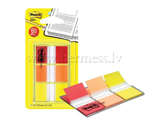 Indeksi 25*38mm, 3*20 lapim, plastikta